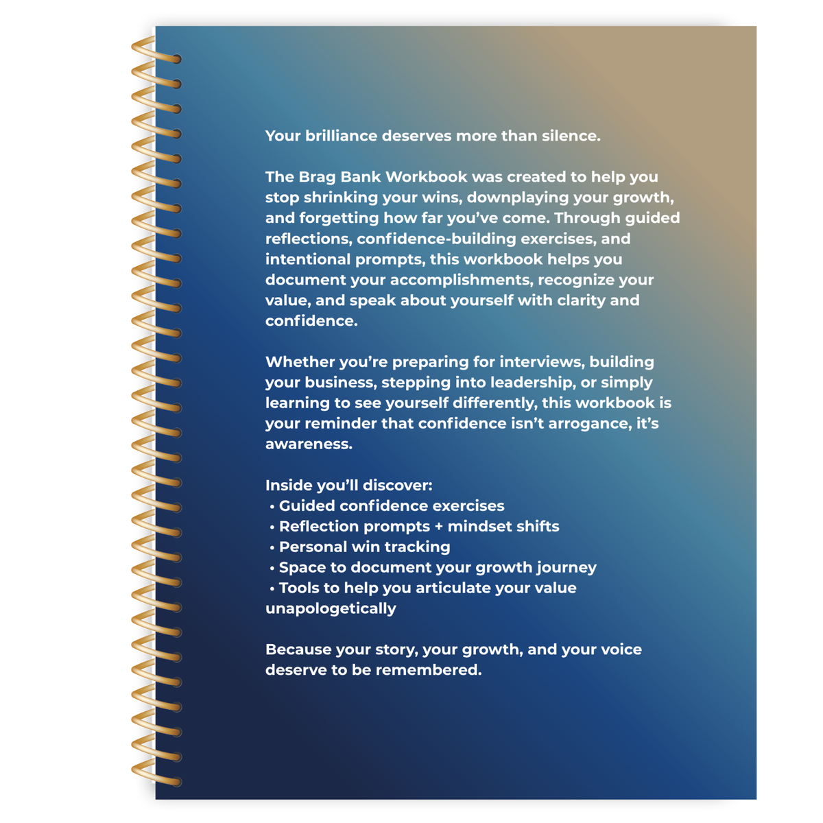 The B.R.A.G. Bank Workbook